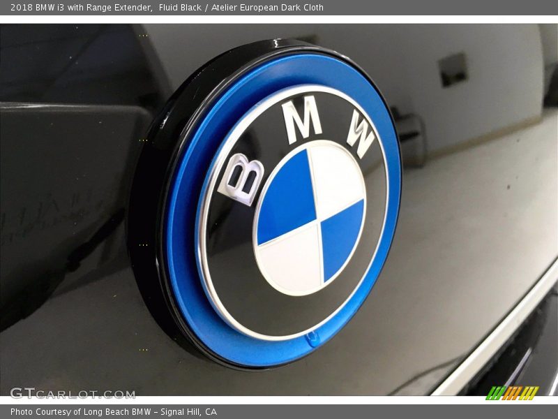 Fluid Black / Atelier European Dark Cloth 2018 BMW i3 with Range Extender