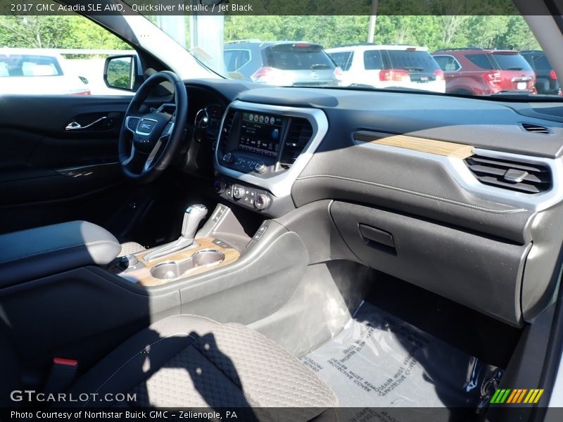 Quicksilver Metallic / Jet Black 2017 GMC Acadia SLE AWD