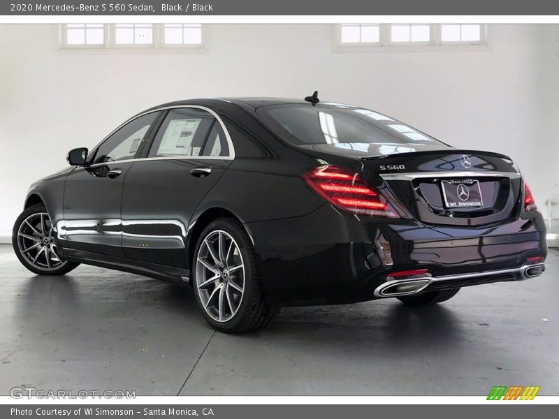 Black / Black 2020 Mercedes-Benz S 560 Sedan