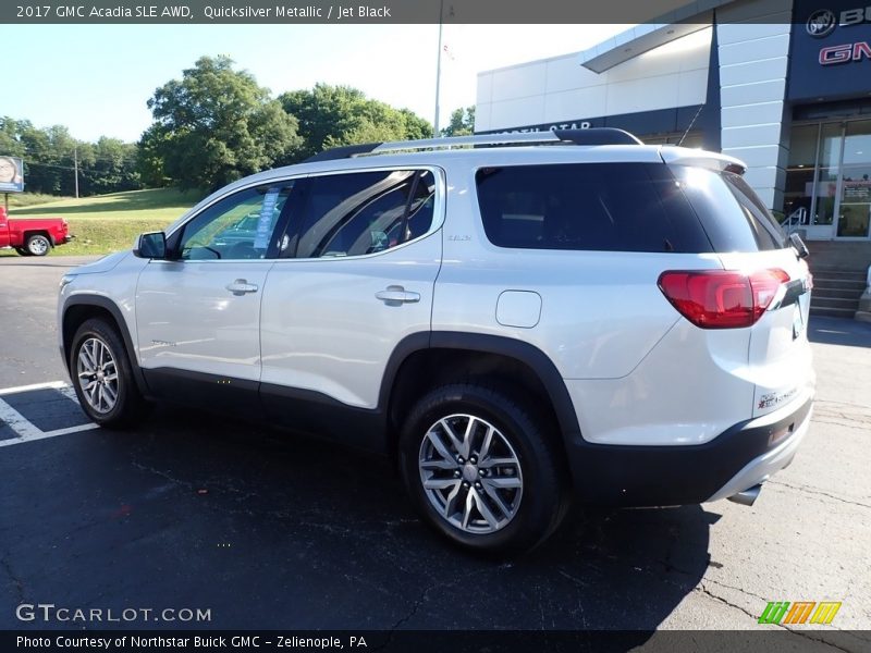 Quicksilver Metallic / Jet Black 2017 GMC Acadia SLE AWD