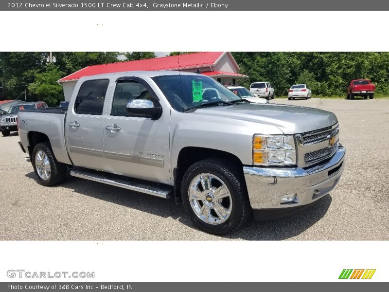 Graystone Metallic / Ebony 2012 Chevrolet Silverado 1500 LT Crew Cab 4x4