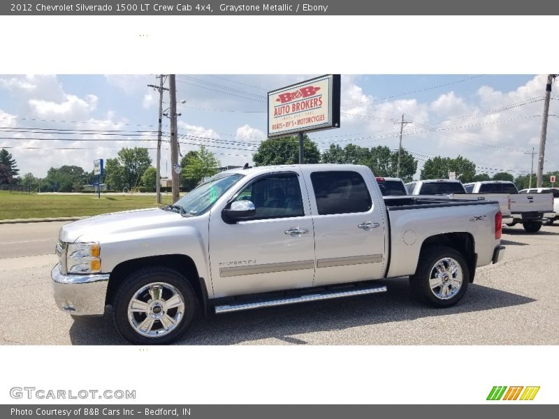 Graystone Metallic / Ebony 2012 Chevrolet Silverado 1500 LT Crew Cab 4x4