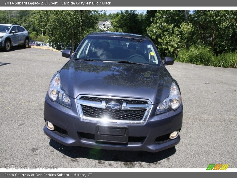 Carbide Gray Metallic / Black 2014 Subaru Legacy 2.5i Sport