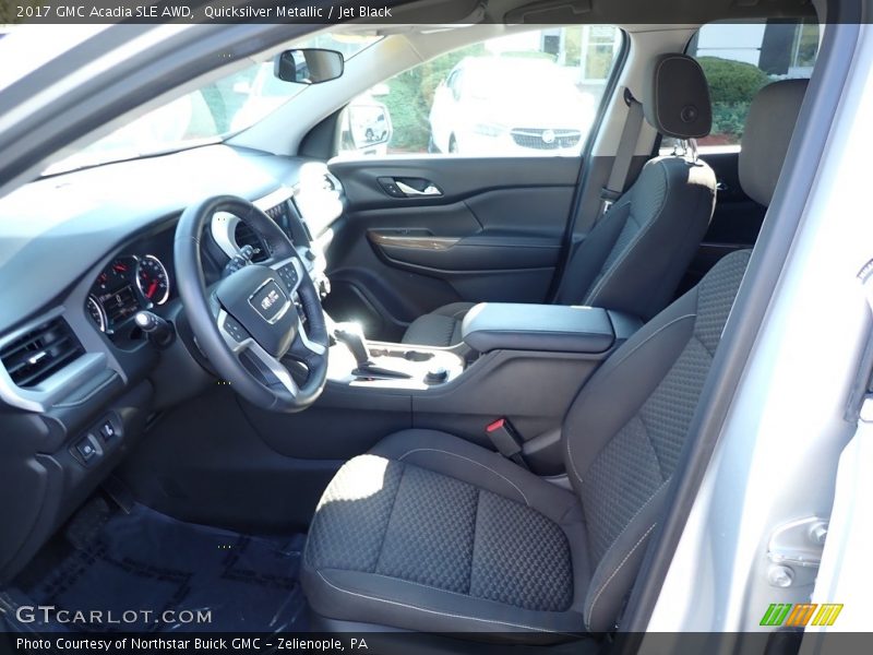 Quicksilver Metallic / Jet Black 2017 GMC Acadia SLE AWD