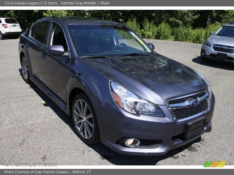 Carbide Gray Metallic / Black 2014 Subaru Legacy 2.5i Sport