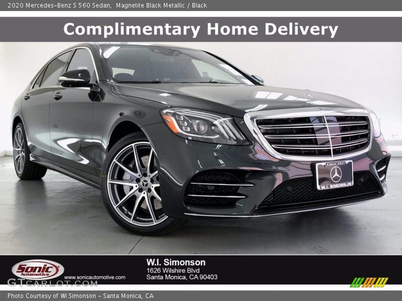 Magnetite Black Metallic / Black 2020 Mercedes-Benz S 560 Sedan