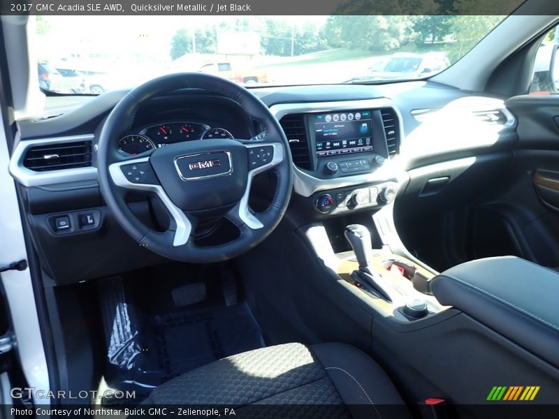 Quicksilver Metallic / Jet Black 2017 GMC Acadia SLE AWD