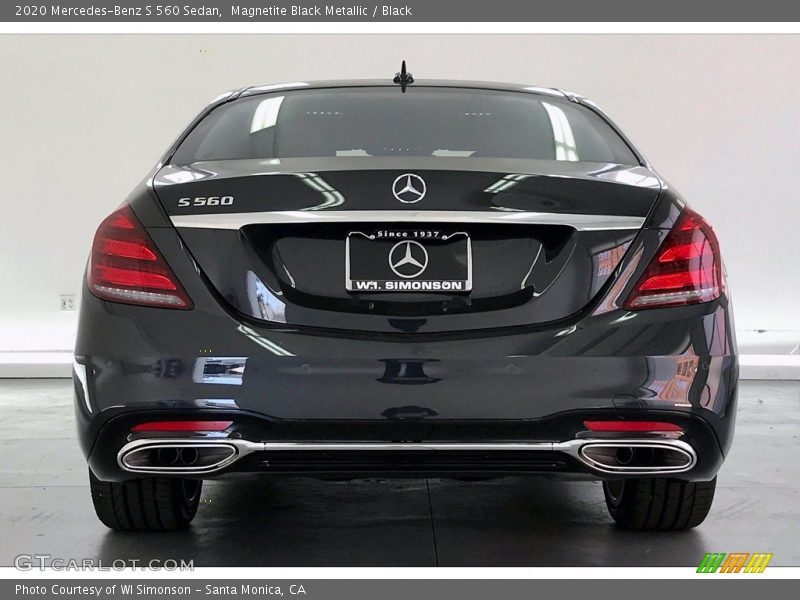 Magnetite Black Metallic / Black 2020 Mercedes-Benz S 560 Sedan