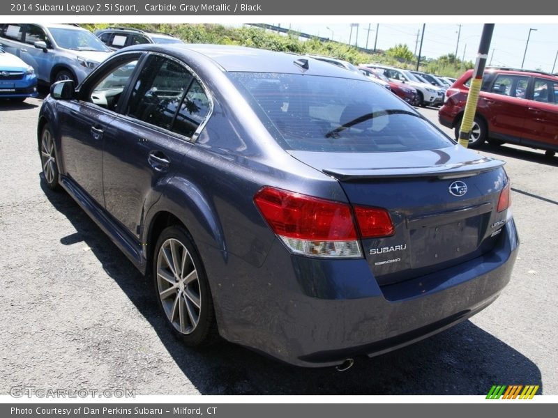 Carbide Gray Metallic / Black 2014 Subaru Legacy 2.5i Sport