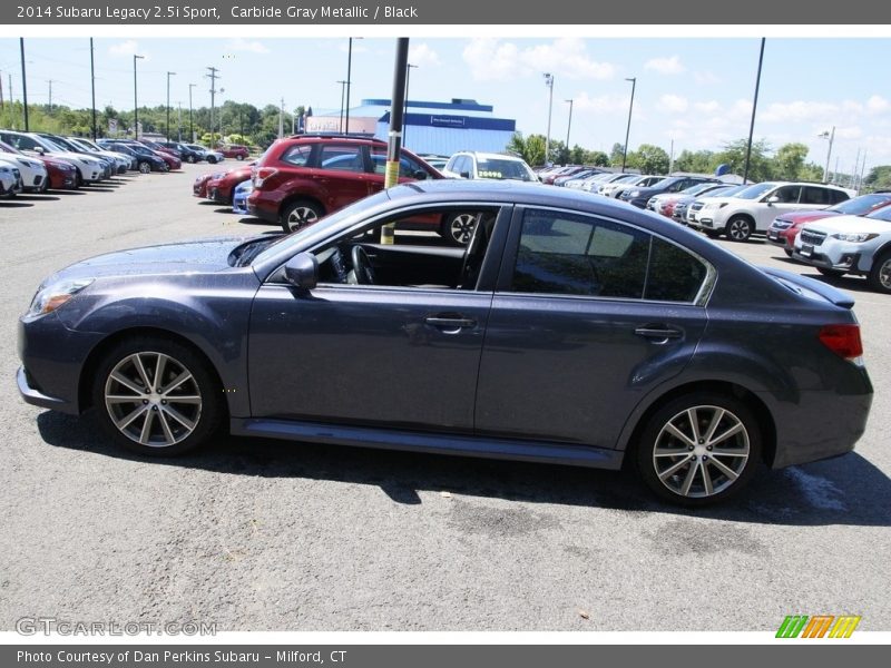 Carbide Gray Metallic / Black 2014 Subaru Legacy 2.5i Sport