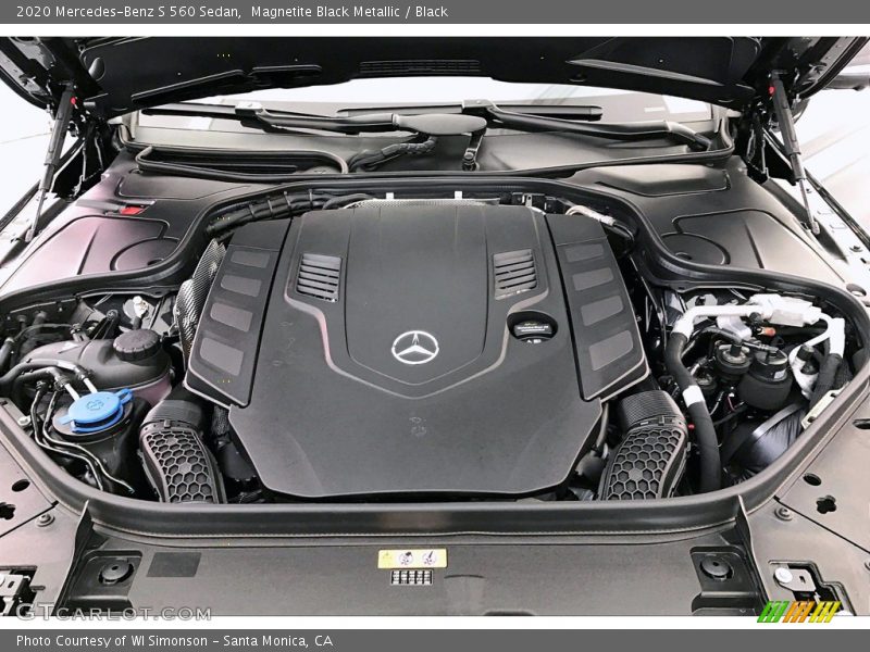 Magnetite Black Metallic / Black 2020 Mercedes-Benz S 560 Sedan