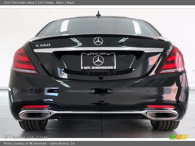 Black / Black 2020 Mercedes-Benz S 560 Sedan