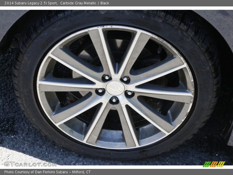 Carbide Gray Metallic / Black 2014 Subaru Legacy 2.5i Sport