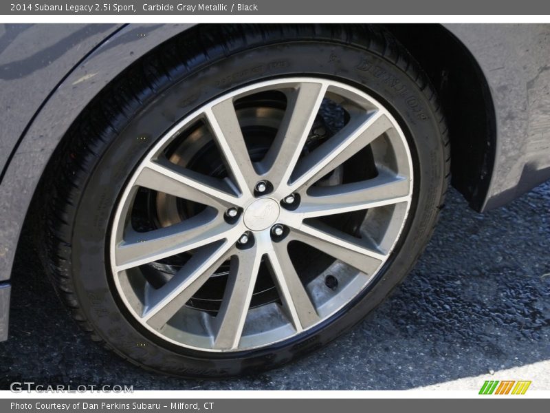Carbide Gray Metallic / Black 2014 Subaru Legacy 2.5i Sport