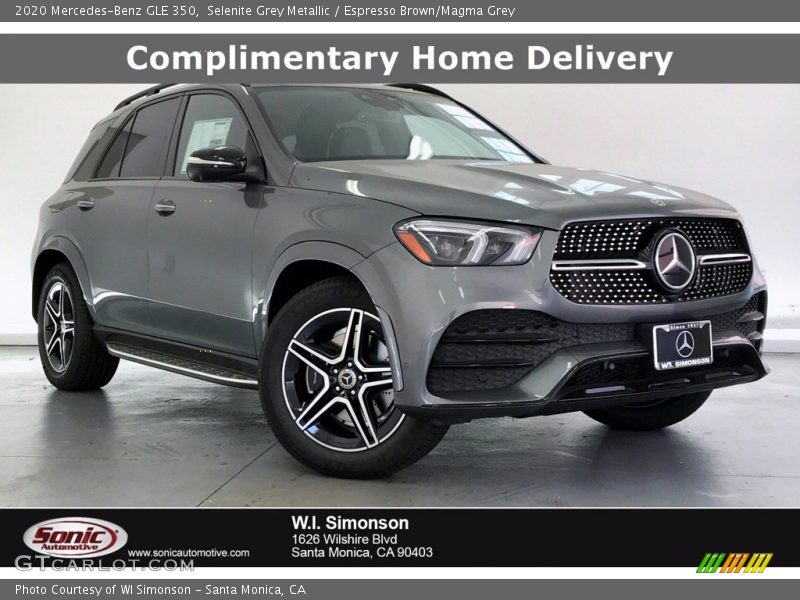 Selenite Grey Metallic / Espresso Brown/Magma Grey 2020 Mercedes-Benz GLE 350