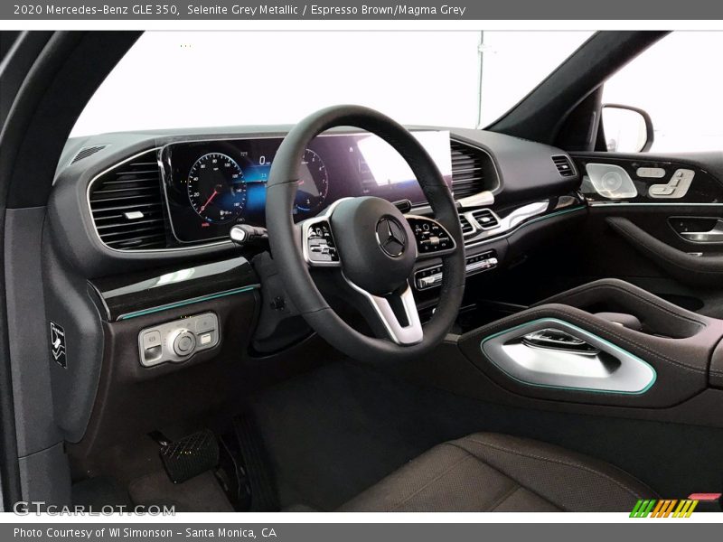 Selenite Grey Metallic / Espresso Brown/Magma Grey 2020 Mercedes-Benz GLE 350