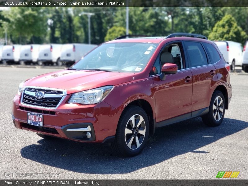 Venetian Red Pearl / Platinum 2018 Subaru Forester 2.5i Limited