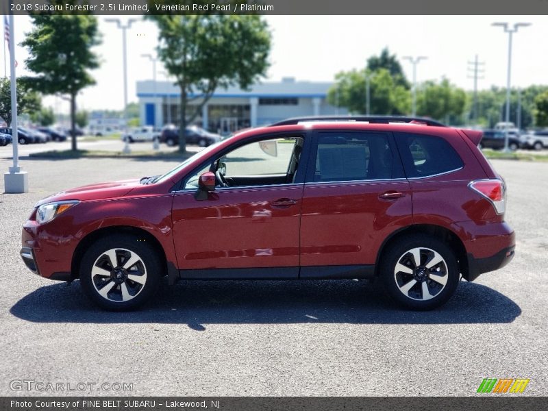 Venetian Red Pearl / Platinum 2018 Subaru Forester 2.5i Limited