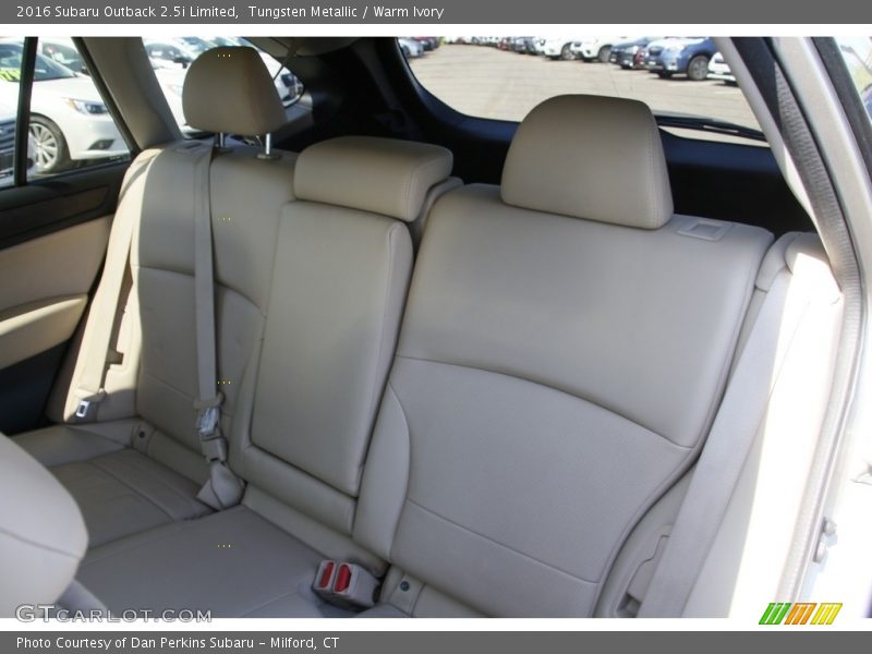 Rear Seat of 2016 Outback 2.5i Limited