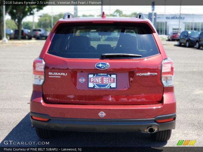 Venetian Red Pearl / Platinum 2018 Subaru Forester 2.5i Limited