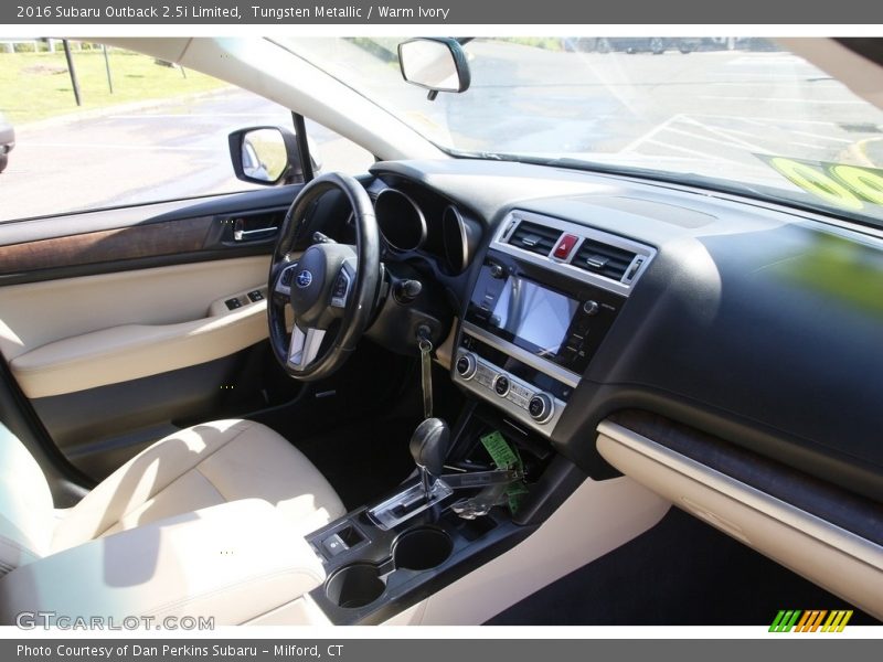 Dashboard of 2016 Outback 2.5i Limited