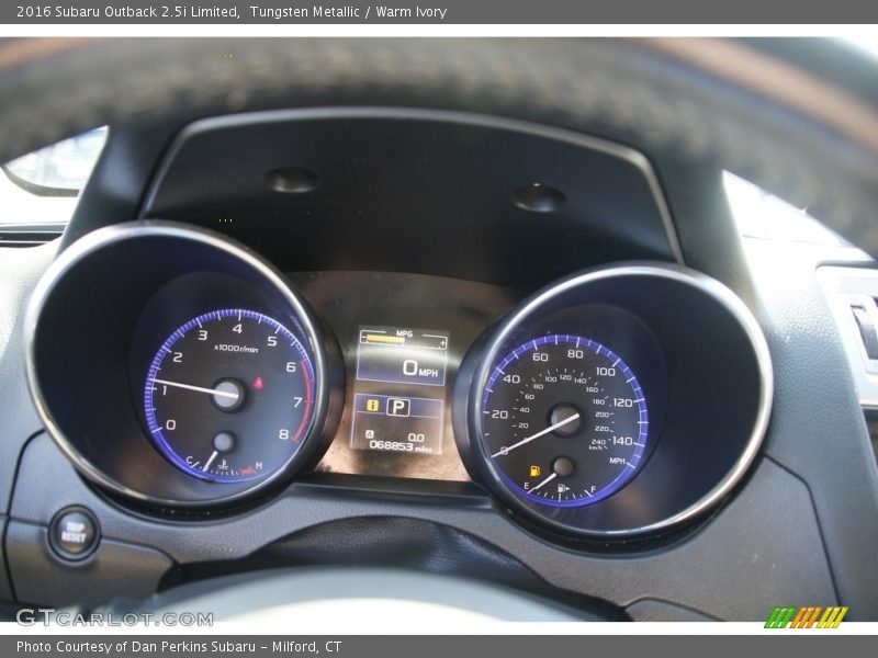  2016 Outback 2.5i Limited 2.5i Limited Gauges