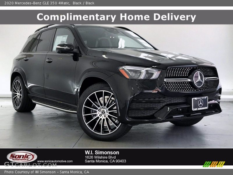 Black / Black 2020 Mercedes-Benz GLE 350 4Matic