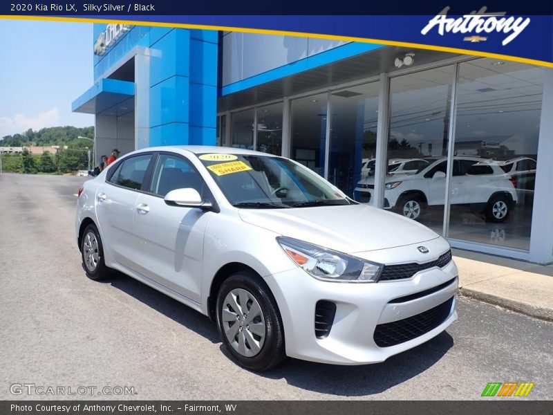 Silky Silver / Black 2020 Kia Rio LX