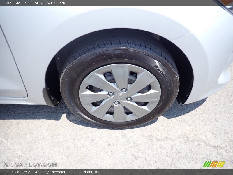 Silky Silver / Black 2020 Kia Rio LX