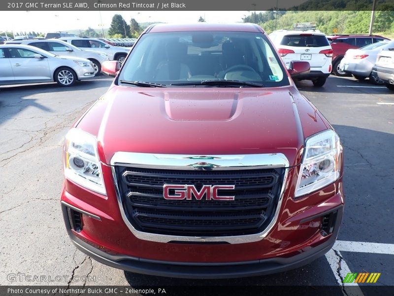 Crimson Red Tintcoat / Jet Black 2017 GMC Terrain SLE AWD