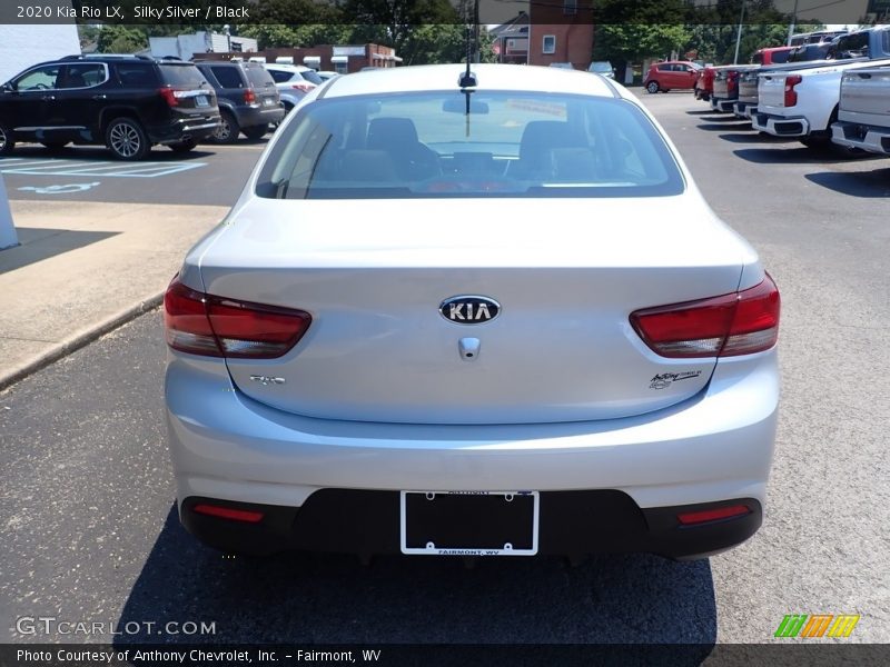 Silky Silver / Black 2020 Kia Rio LX