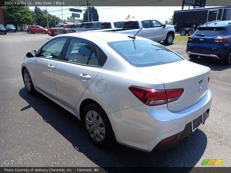 Silky Silver / Black 2020 Kia Rio LX