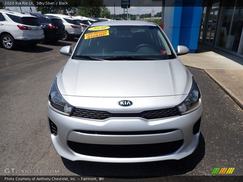 Silky Silver / Black 2020 Kia Rio LX