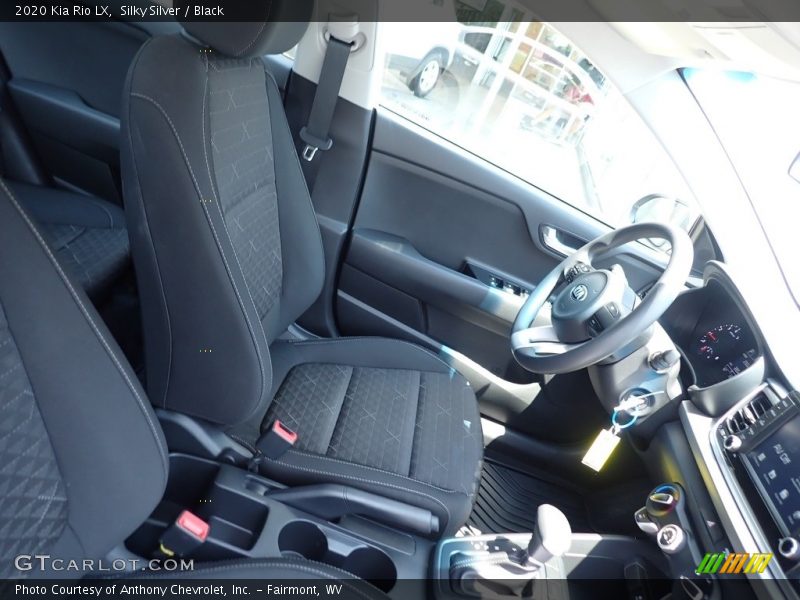 Silky Silver / Black 2020 Kia Rio LX
