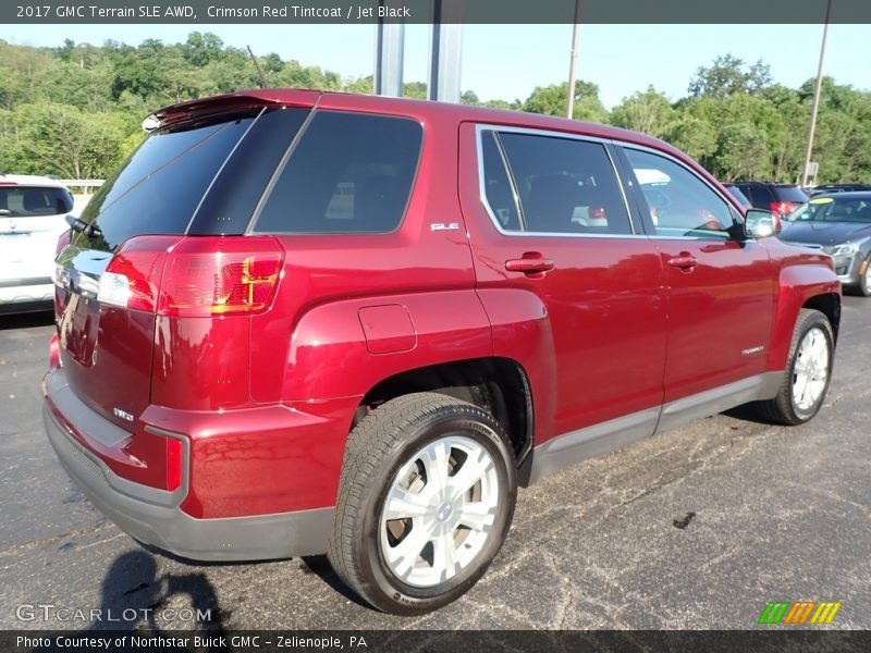 Crimson Red Tintcoat / Jet Black 2017 GMC Terrain SLE AWD
