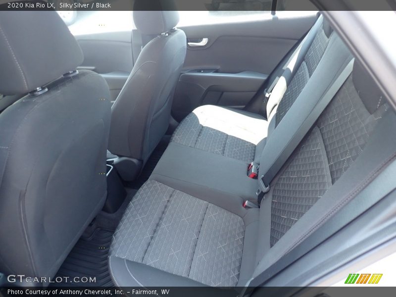 Silky Silver / Black 2020 Kia Rio LX