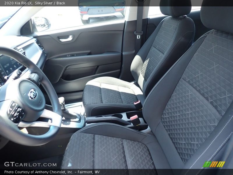 Silky Silver / Black 2020 Kia Rio LX