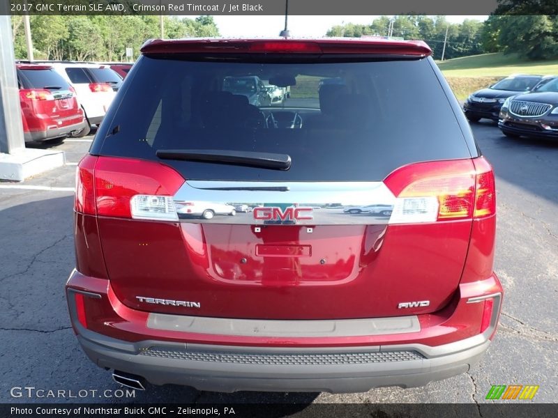 Crimson Red Tintcoat / Jet Black 2017 GMC Terrain SLE AWD