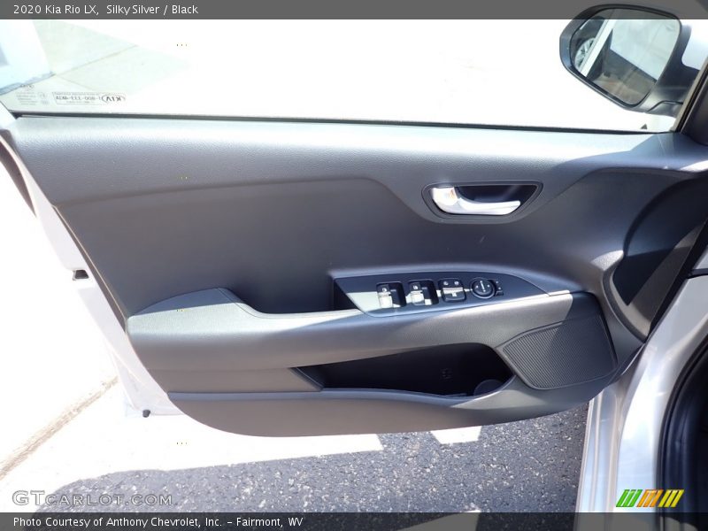 Silky Silver / Black 2020 Kia Rio LX