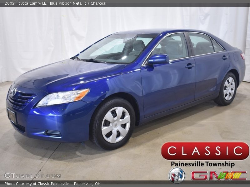 Blue Ribbon Metallic / Charcoal 2009 Toyota Camry LE
