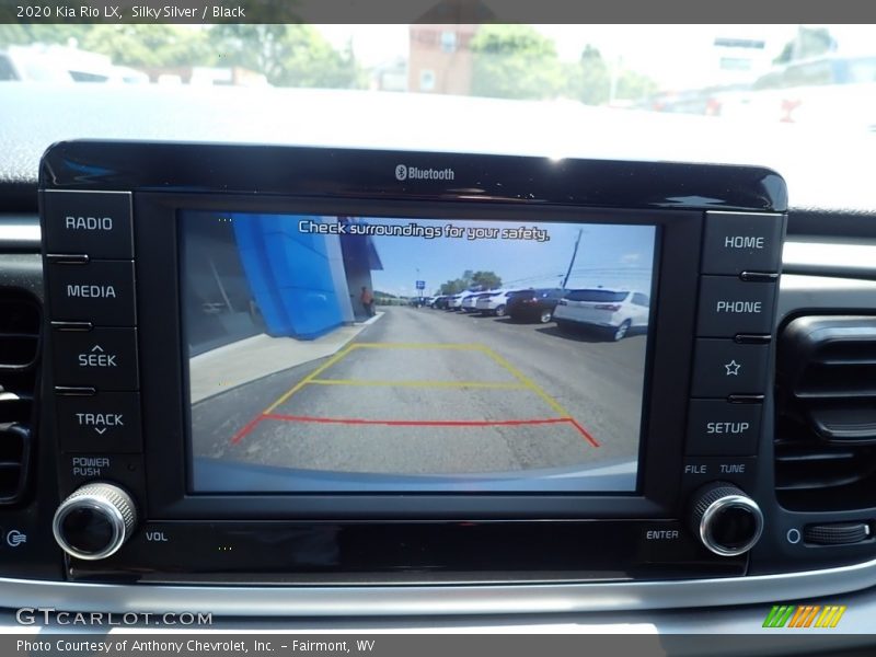 Silky Silver / Black 2020 Kia Rio LX