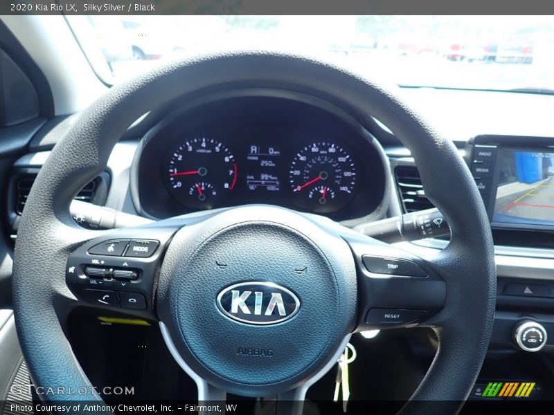 Silky Silver / Black 2020 Kia Rio LX