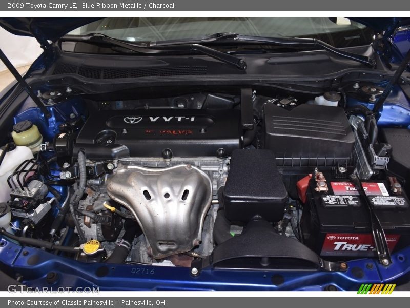 Blue Ribbon Metallic / Charcoal 2009 Toyota Camry LE