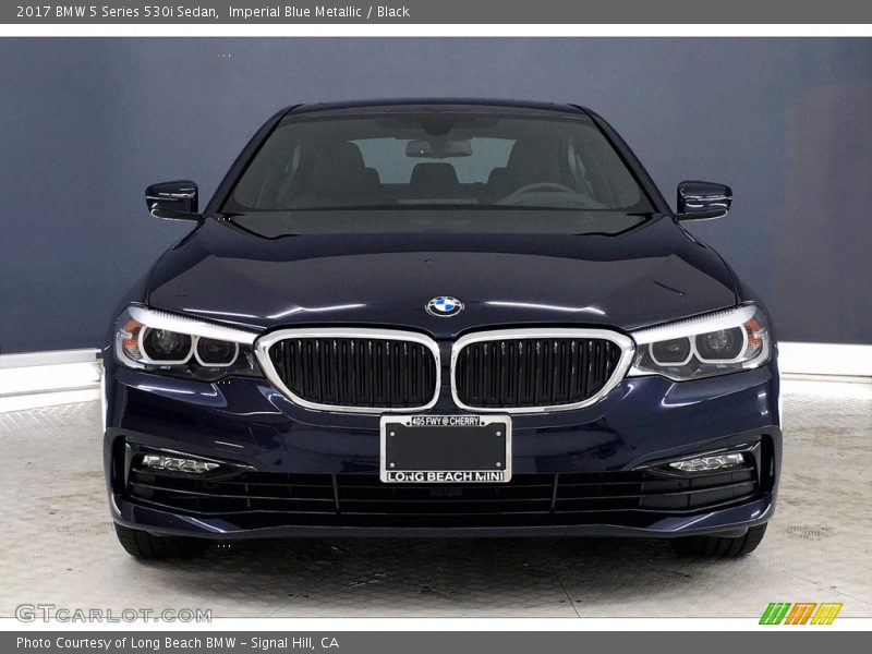 Imperial Blue Metallic / Black 2017 BMW 5 Series 530i Sedan