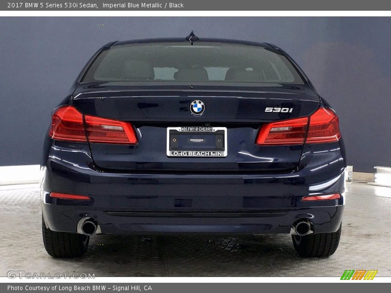 Imperial Blue Metallic / Black 2017 BMW 5 Series 530i Sedan