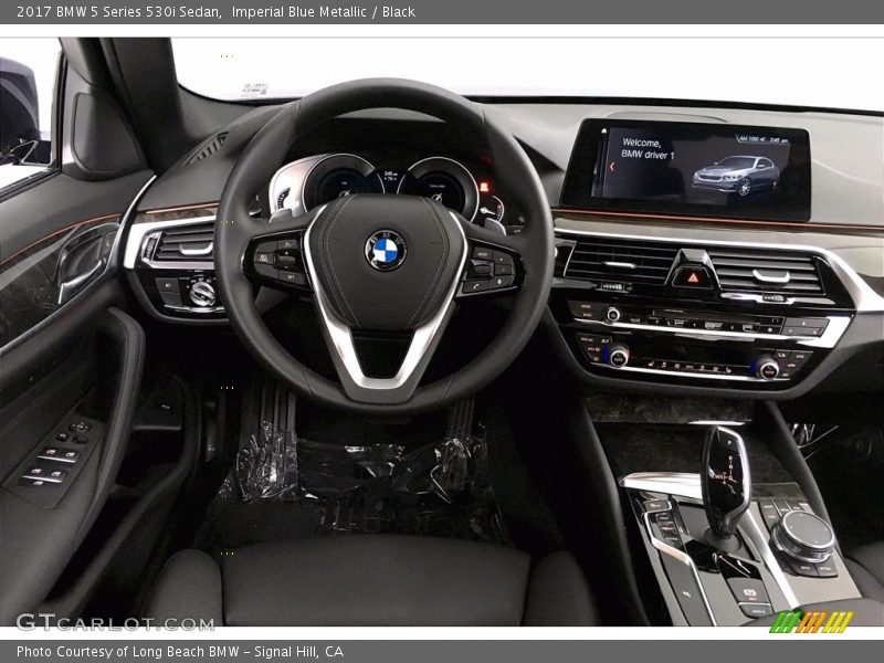 Imperial Blue Metallic / Black 2017 BMW 5 Series 530i Sedan