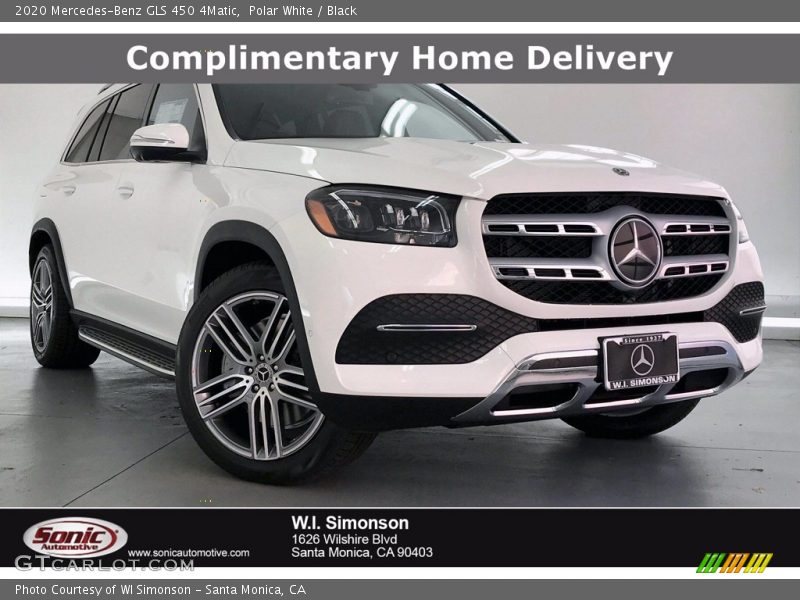 Polar White / Black 2020 Mercedes-Benz GLS 450 4Matic