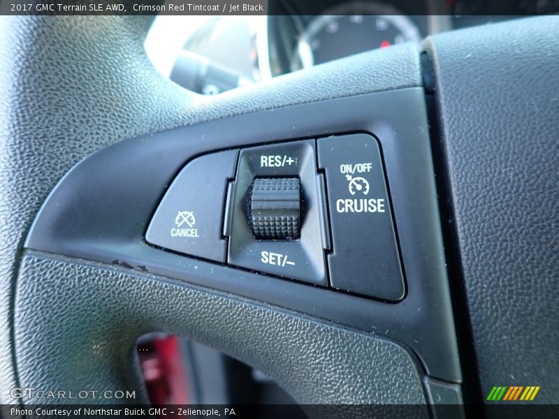 Crimson Red Tintcoat / Jet Black 2017 GMC Terrain SLE AWD