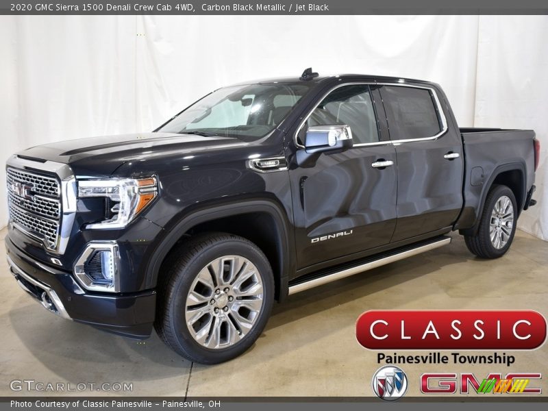 Carbon Black Metallic / Jet Black 2020 GMC Sierra 1500 Denali Crew Cab 4WD