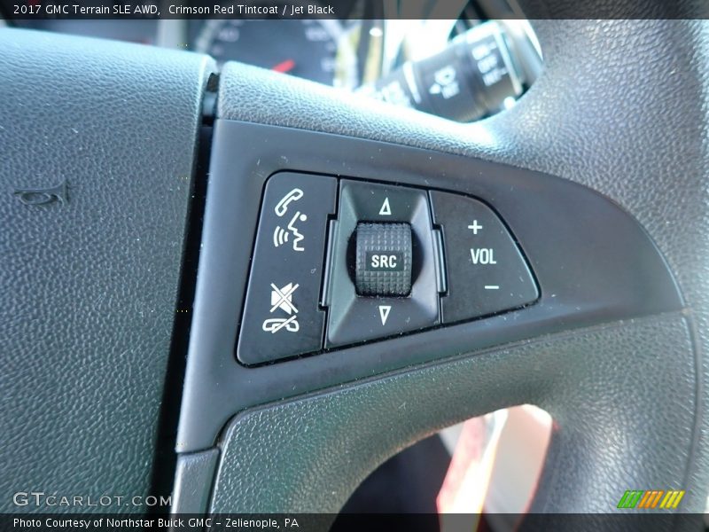 Crimson Red Tintcoat / Jet Black 2017 GMC Terrain SLE AWD